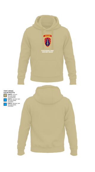 Hoodie, 6/54th Security Force Assistance Brigade, , Teamtime, Team time, sublimation, custom sports apparel, team uniforms, spirit wear, spiritwear, sports uniforms, custom shirts, team store, custom team store, fundraiser sports, apparel fundraiser