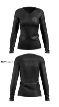 Ridgeway Station Task Force 58877881 Women's Long Sleeve V-neck Shirt - 4