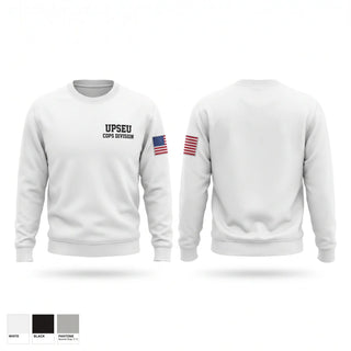 Crew Neck Sweatshirt, UPSEU COPS DIVISION, Police, Teamtime, Team time, sublimation, custom sports apparel, team uniforms, spirit wear, spiritwear, sports uniforms, custom shirts, team store, custom team store, fundraiser sports, apparel fundraiser