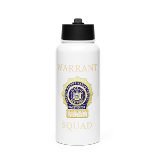 NCSD Warrant Squad 52511437 Stainless Steel Water Bottle with a Straw Lid