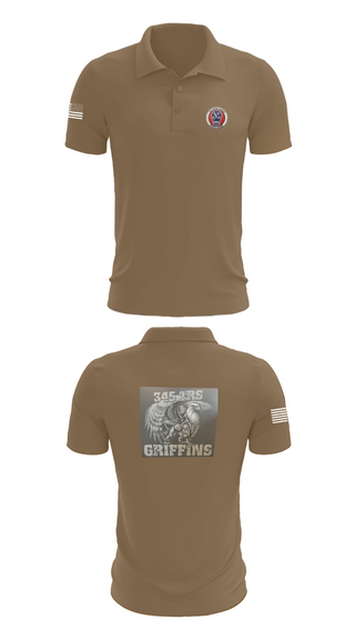 Short Sleeve Performance Polo, 345th TRS, , Teamtime, Team time, sublimation, custom sports apparel, team uniforms, spirit wear, spiritwear, sports uniforms, custom shirts, team store, custom team store, fundraiser sports, apparel fundraiser