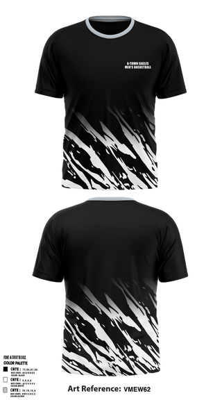 Short Sleeve Performance Shirt, A-Town Eagles, Men's Basketball, Teamtime, Team time, sublimation, custom sports apparel, team uniforms, spirit wear, spiritwear, sports uniforms, custom shirts, team store, custom team store, fundraiser sports, apparel fundraiser