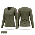 DCSO/SSCPD SRT Women's Long Sleeve V-neck Shirt - 1