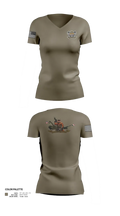 3-6 Fox Co. 82938446 Women's Short Sleeve V-neck Shirt - 22