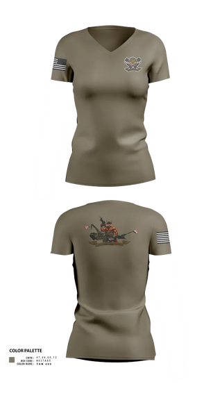 Womens Short Sleeve Vneck Shirt, 3-6 Fox Co., Army, Teamtime, Team time, sublimation, custom sports apparel, team uniforms, spirit wear, spiritwear, sports uniforms, custom shirts, team store, custom team store, fundraiser sports, apparel fundraiser