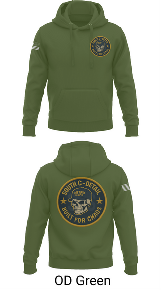 Hoodie, South C Detail, , Teamtime, Team time, sublimation, custom sports apparel, team uniforms, spirit wear, spiritwear, sports uniforms, custom shirts, team store, custom team store, fundraiser sports, apparel fundraiser