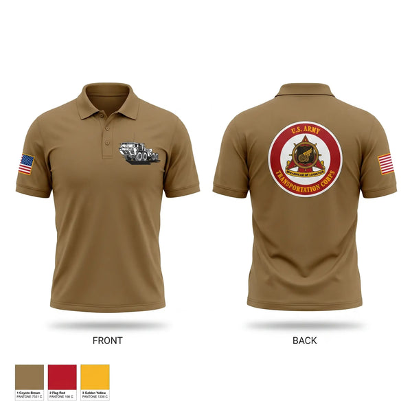 Short Sleeve Performance Polo, 851st Transportation Company, Army, Teamtime, Team time, sublimation, custom sports apparel, team uniforms, spirit wear, spiritwear, sports uniforms, custom shirts, team store, custom team store, fundraiser sports, apparel fundraiser