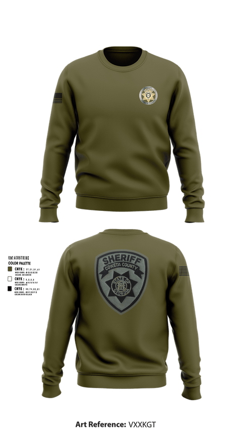 Crew Neck Sweatshirt, School Resource Officer, Police, Teamtime, Team time, sublimation, custom sports apparel, team uniforms, spirit wear, spiritwear, sports uniforms, custom shirts, team store, custom team store, fundraiser sports, apparel fundraiser