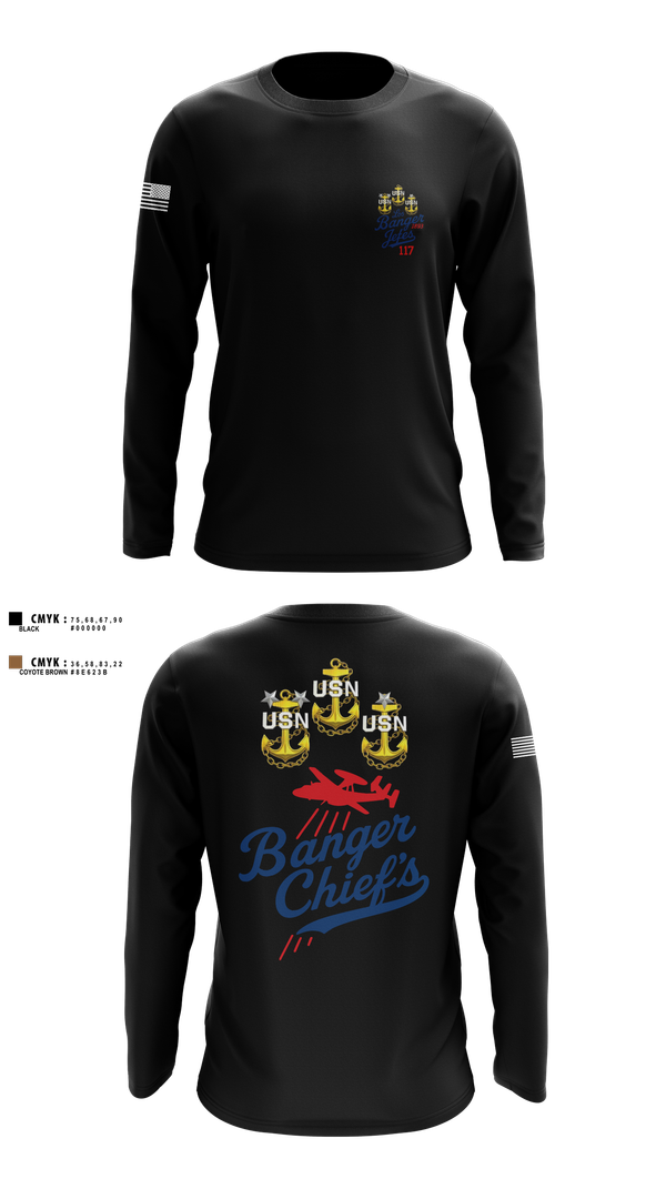 Long Sleeve Performance Shirt, VAW-117, , Teamtime, Team time, sublimation, custom sports apparel, team uniforms, spirit wear, spiritwear, sports uniforms, custom shirts, team store, custom team store, fundraiser sports, apparel fundraiser