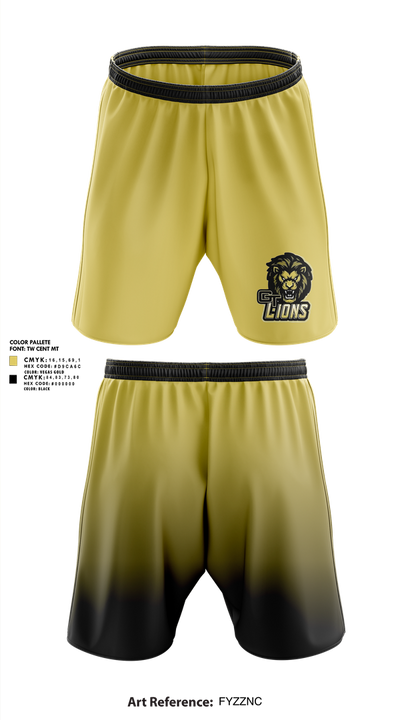Gt lions 94037255 Athletic Shorts With Pockets - 3