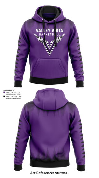 Hoodie, Valley Vista Basketball, Men's Basketball, Teamtime, Team time, sublimation, custom sports apparel, team uniforms, spirit wear, spiritwear, sports uniforms, custom shirts, team store, custom team store, fundraiser sports, apparel fundraiser