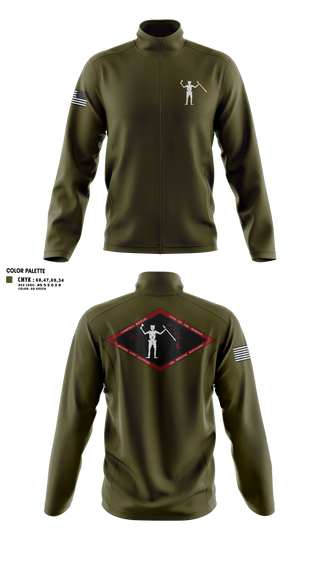 Fleece Jacket, BTRY C, 2d LAAD Bn, Marines, Teamtime, Team time, sublimation, custom sports apparel, team uniforms, spirit wear, spiritwear, sports uniforms, custom shirts, team store, custom team store, fundraiser sports, apparel fundraiser