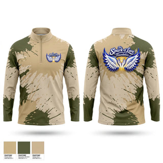 Quarter Zip Jacket, The Spark of Love Foundation, , Teamtime, Team time, sublimation, custom sports apparel, team uniforms, spirit wear, spiritwear, sports uniforms, custom shirts, team store, custom team store, fundraiser sports, apparel fundraiser