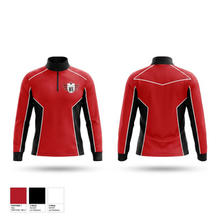 Quarter Zip Jacket, Wright Brothers Pilots, Women's Volleyball, Teamtime, Team time, sublimation, custom sports apparel, team uniforms, spirit wear, spiritwear, sports uniforms, custom shirts, team store, custom team store, fundraiser sports, apparel fundraiser