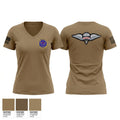 27th Special Operations Logistics Readiness Squadron 65078124 Women's Short Sleeve V-neck Shirt - 1