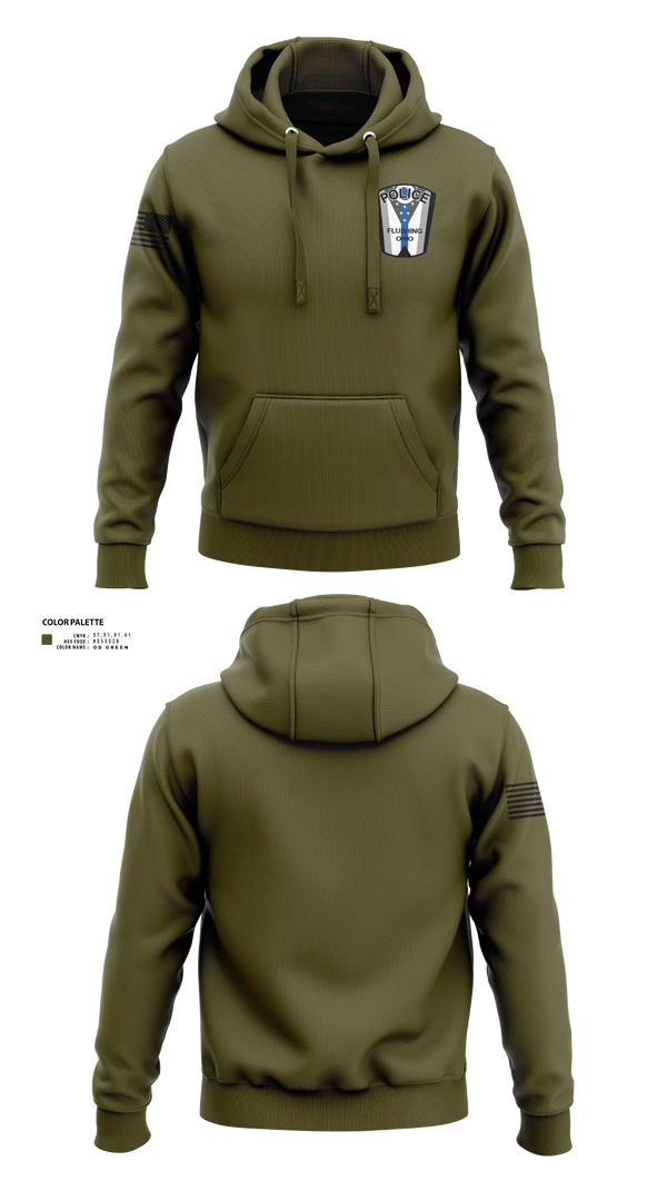 Hoodie, Flushing Police Department, Police, Teamtime, Team time, sublimation, custom sports apparel, team uniforms, spirit wear, spiritwear, sports uniforms, custom shirts, team store, custom team store, fundraiser sports, apparel fundraiser