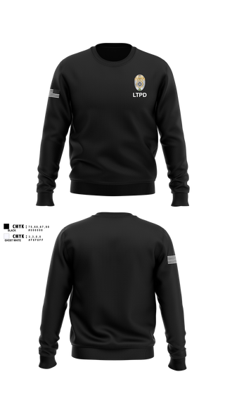 Crew Neck Sweatshirt, Lone Tree Police Department, Police, Teamtime, Team time, sublimation, custom sports apparel, team uniforms, spirit wear, spiritwear, sports uniforms, custom shirts, team store, custom team store, fundraiser sports, apparel fundraiser