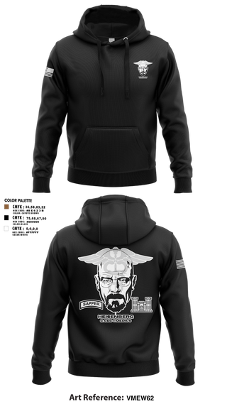 Hoodie, Heisenberg’s, Army, Teamtime, Team time, sublimation, custom sports apparel, team uniforms, spirit wear, spiritwear, sports uniforms, custom shirts, team store, custom team store, fundraiser sports, apparel fundraiser