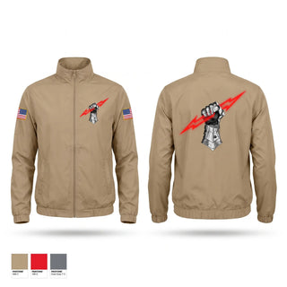 Windbreaker, WALK EM DOWN J FIST, Army, Teamtime, Team time, sublimation, custom sports apparel, team uniforms, spirit wear, spiritwear, sports uniforms, custom shirts, team store, custom team store, fundraiser sports, apparel fundraiser