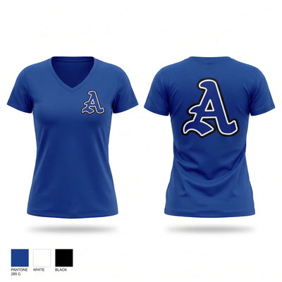 Auburn Women's Short Sleeve V-neck Shirt - 1