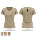 Eye of cyclone Women's Short Sleeve V-neck Shirt - 1