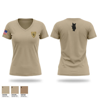 Womens Short Sleeve Vneck Shirt, Eye of cyclone, National Guard, Teamtime, Team time, sublimation, custom sports apparel, team uniforms, spirit wear, spiritwear, sports uniforms, custom shirts, team store, custom team store, fundraiser sports, apparel fundraiser