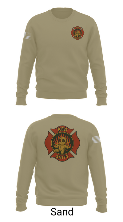 City of Lake Geneva Fire Department 76395935 Crew Neck Sweatshirt - 85