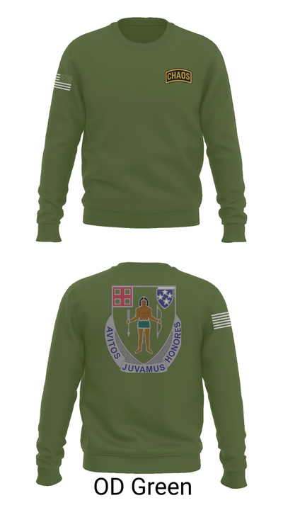 Chaos Company, 1-182 Infantry 69873429 Crew Neck Sweatshirt - 45