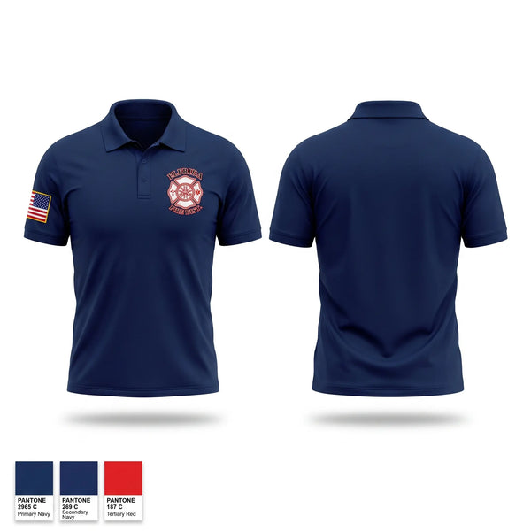 Short Sleeve Performance Polo, Elfrida Fire DIstrict, Fire Department, Teamtime, Team time, sublimation, custom sports apparel, team uniforms, spirit wear, spiritwear, sports uniforms, custom shirts, team store, custom team store, fundraiser sports, apparel fundraiser
