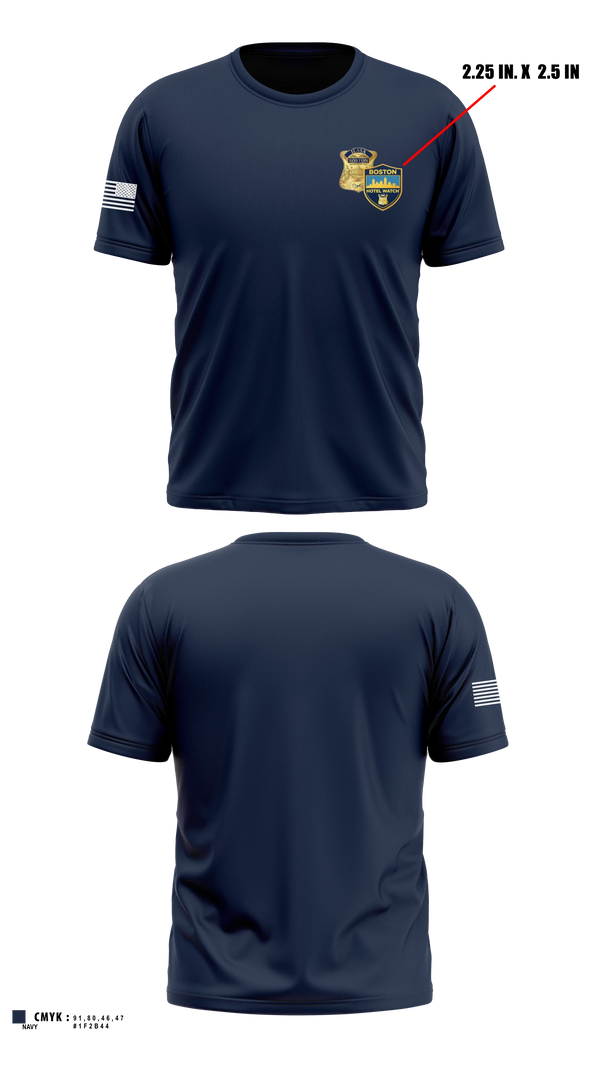 ILSSA Boston Short Sleeve Performance Shirt - 4 - ILSSA/Hotels Watch Dual Logo