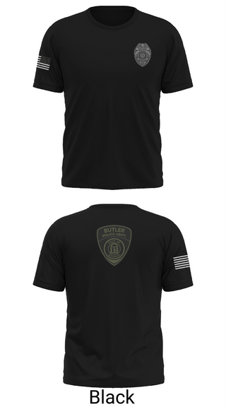 Old School Cotton Feel Shirt, Butler Police Department, Police, Teamtime, Team time, sublimation, custom sports apparel, team uniforms, spirit wear, spiritwear, sports uniforms, custom shirts, team store, custom team store, fundraiser sports, apparel fundraiser