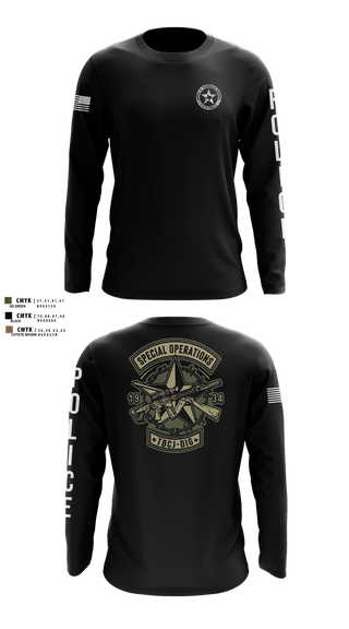 Long Sleeve Performance Shirt, SOD Covert, Police, Teamtime, Team time, sublimation, custom sports apparel, team uniforms, spirit wear, spiritwear, sports uniforms, custom shirts, team store, custom team store, fundraiser sports, apparel fundraiser