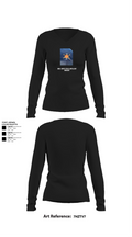 HHB, 428th Field Artillery Brigade 81466610 Women's Long Sleeve V-neck Shirt - 22