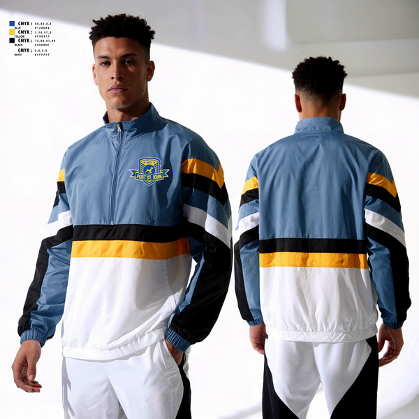 Windbreaker, Port St John United Soccer Club, Men's Soccer, Teamtime, Team time, sublimation, custom sports apparel, team uniforms, spirit wear, spiritwear, sports uniforms, custom shirts, team store, custom team store, fundraiser sports, apparel fundraiser