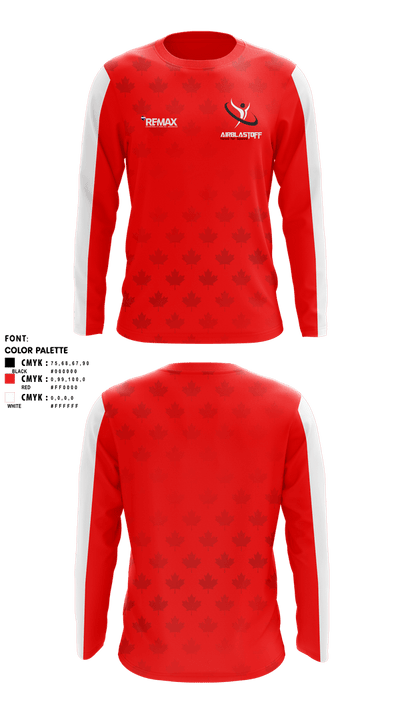 Airblastoff Lions 14236654 Long Sleeve Performance Shirt 12