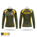 Riverside county sheriff Old School Cotton Feel Shirt - 1