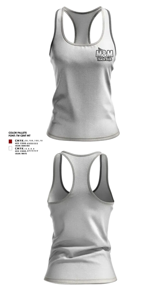 Tank Top, M & M Track Club-Greenville, Texas, Track & Field, Teamtime, Team time, sublimation, custom sports apparel, team uniforms, spirit wear, spiritwear, sports uniforms, custom shirts, team store, custom team store, fundraiser sports, apparel fundraiser