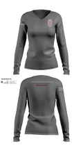 The Melrose Fire Company Incorporated 84438539 Women's Long Sleeve V-neck Shirt - 31