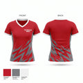 Port Richmond Raiders Women's Short Sleeve V-neck Shirt - 1
