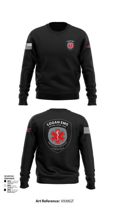 Logan EMS 80686657 Crew Neck Sweatshirt - 1