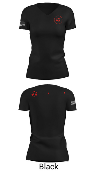 Womens Short Sleeve Vneck Shirt, Thompson EMS, , Teamtime, Team time, sublimation, custom sports apparel, team uniforms, spirit wear, spiritwear, sports uniforms, custom shirts, team store, custom team store, fundraiser sports, apparel fundraiser
