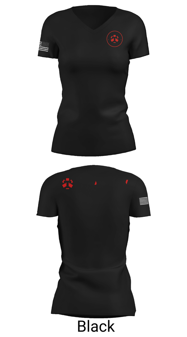 Womens Short Sleeve Vneck Shirt, Thompson EMS, , Teamtime, Team time, sublimation, custom sports apparel, team uniforms, spirit wear, spiritwear, sports uniforms, custom shirts, team store, custom team store, fundraiser sports, apparel fundraiser