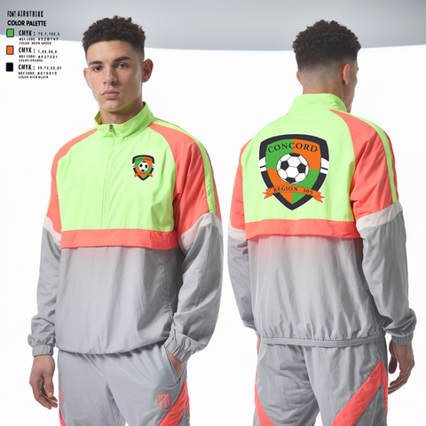 Windbreaker, Concord Ayso Region 305 Soccer, Men's Soccer, Teamtime, Team time, sublimation, custom sports apparel, team uniforms, spirit wear, spiritwear, sports uniforms, custom shirts, team store, custom team store, fundraiser sports, apparel fundraiser