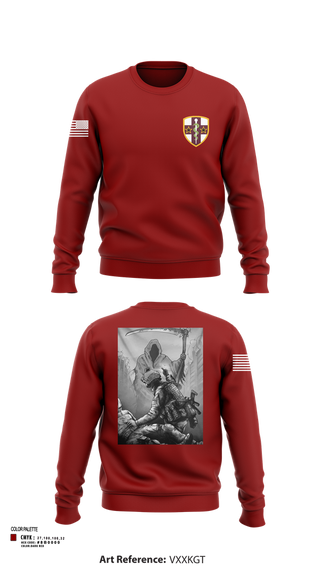 Crew Neck Sweatshirt, 7455th MORU, , Teamtime, Team time, sublimation, custom sports apparel, team uniforms, spirit wear, spiritwear, sports uniforms, custom shirts, team store, custom team store, fundraiser sports, apparel fundraiser