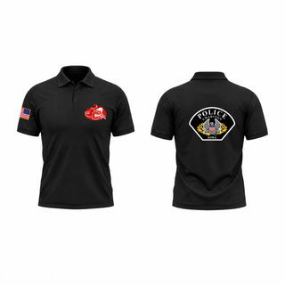 Short Sleeve Performance Polo, Chariton Police Department, Police, Teamtime, Team time, sublimation, custom sports apparel, team uniforms, spirit wear, spiritwear, sports uniforms, custom shirts, team store, custom team store, fundraiser sports, apparel fundraiser
