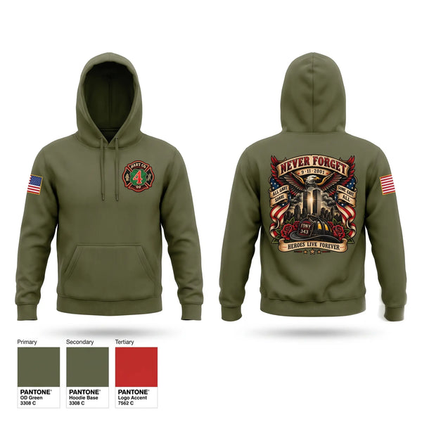 Hoodie, Hart County Fire Department- Station 4, Fire Department, Teamtime, Team time, sublimation, custom sports apparel, team uniforms, spirit wear, spiritwear, sports uniforms, custom shirts, team store, custom team store, fundraiser sports, apparel fundraiser