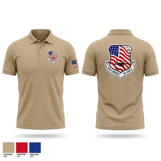 Short Sleeve Performance Polo, FL-932, Air Force, Teamtime, Team time, sublimation, custom sports apparel, team uniforms, spirit wear, spiritwear, sports uniforms, custom shirts, team store, custom team store, fundraiser sports, apparel fundraiser
