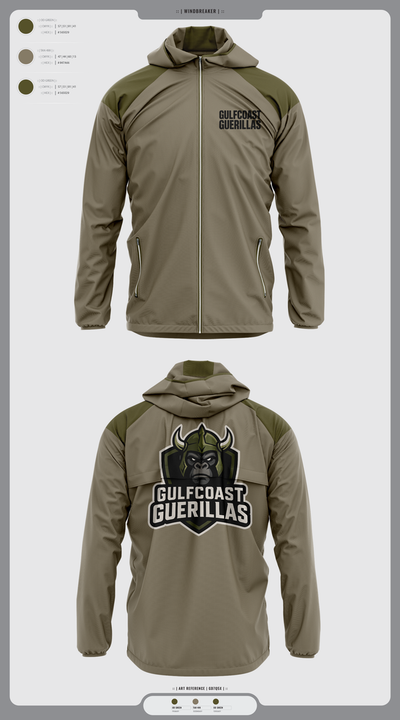 Gulfcoast Guerillas 63663465 Windbreaker - 2