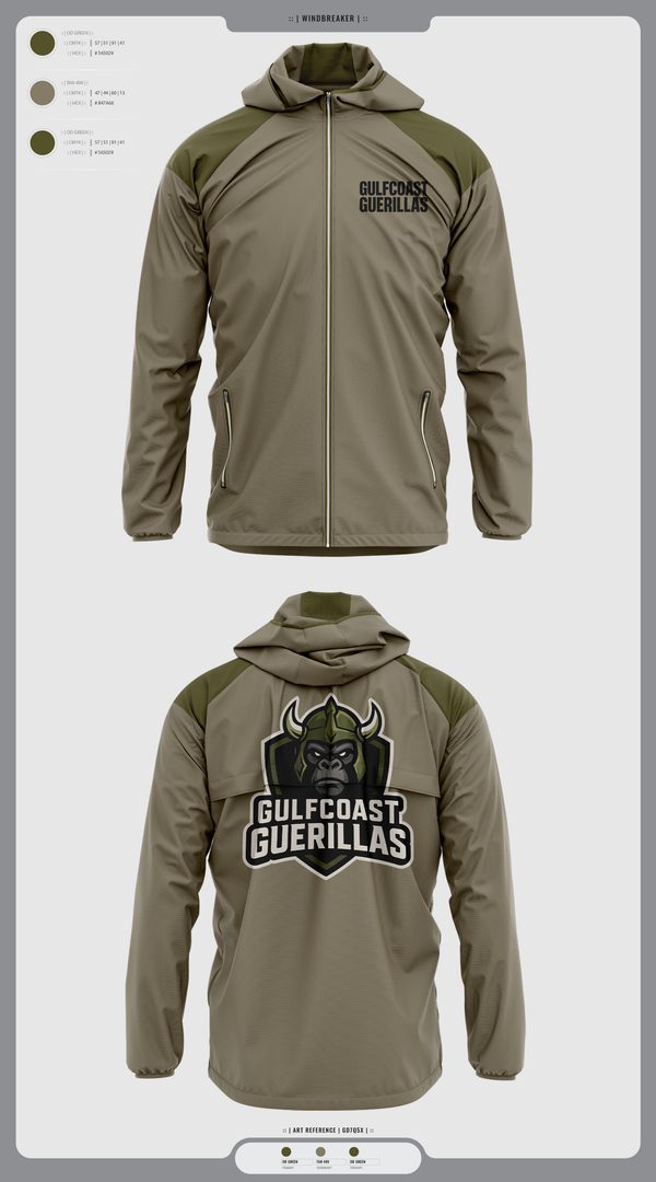 Windbreaker, Gulfcoast Guerillas, , Teamtime, Team time, sublimation, custom sports apparel, team uniforms, spirit wear, spiritwear, sports uniforms, custom shirts, team store, custom team store, fundraiser sports, apparel fundraiser