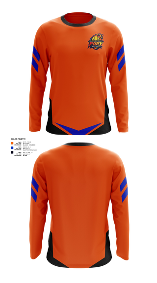Long Sleeve Performance Shirt, Downingtown Fury, Softball, Teamtime, Team time, sublimation, custom sports apparel, team uniforms, spirit wear, spiritwear, sports uniforms, custom shirts, team store, custom team store, fundraiser sports, apparel fundraiser